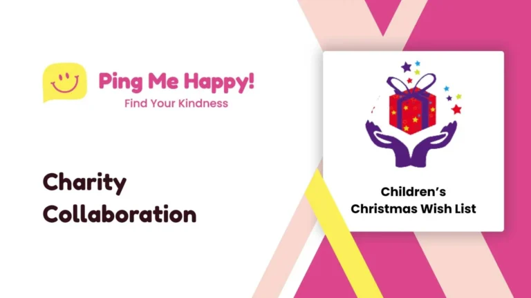 Ping Me Happy First Charity Collaboration