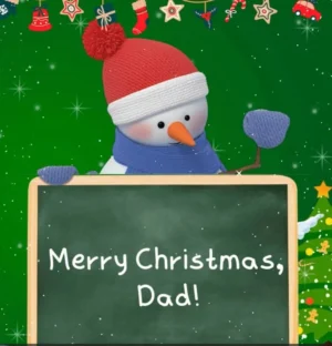 Funny Christmas Card for Dad – The Best Gift Is… Me!