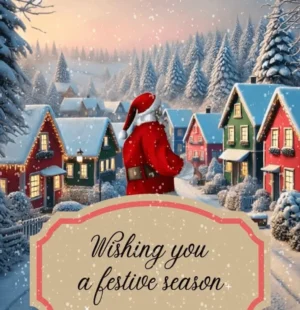 Festive Xmas Card – Heartwarming Wishes for Friends & Family!