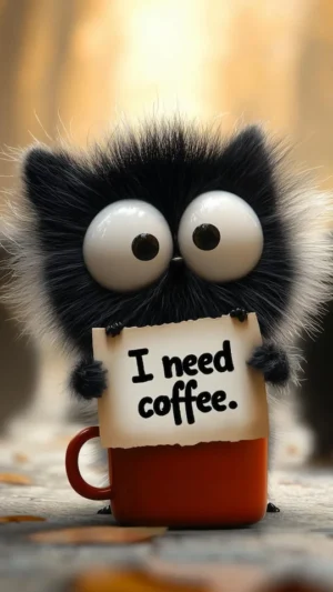 I need coffee all day, all night, every time