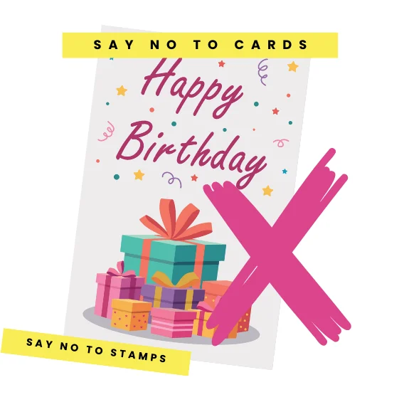 Say No To Cards & Say No To Stamps