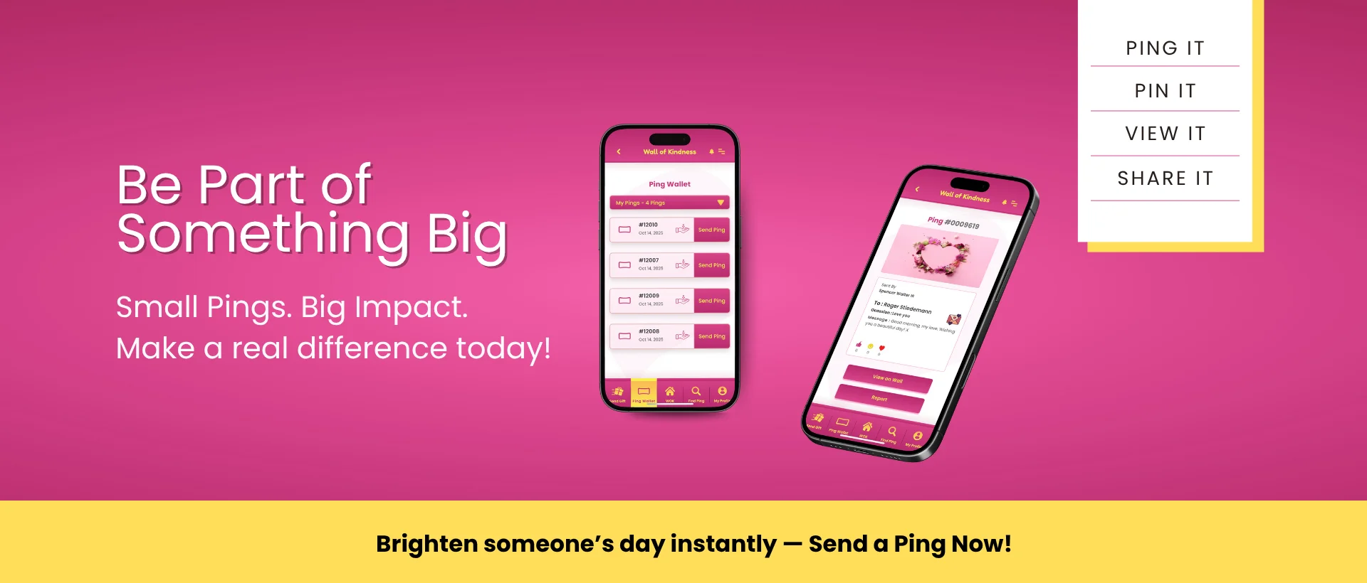 Wall of Kindness Pings  Big Impact 2