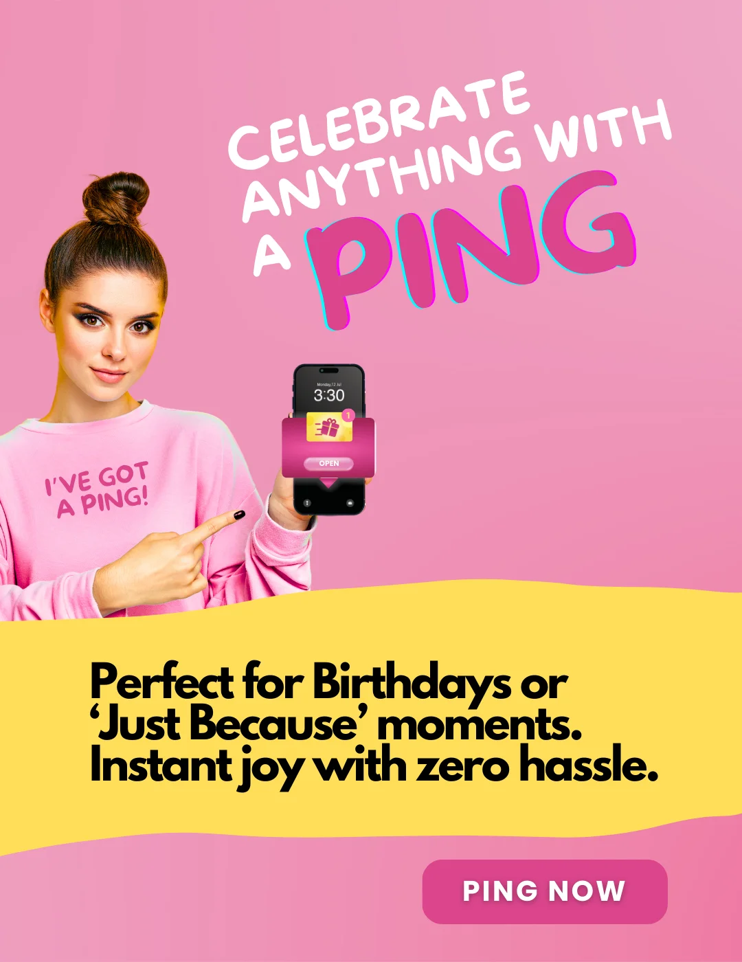 The Perfect Gift, Just a Ping Away!