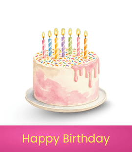 Happy Birthday AR eCard design
