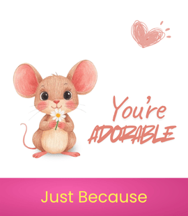 Just Because AR eCard design