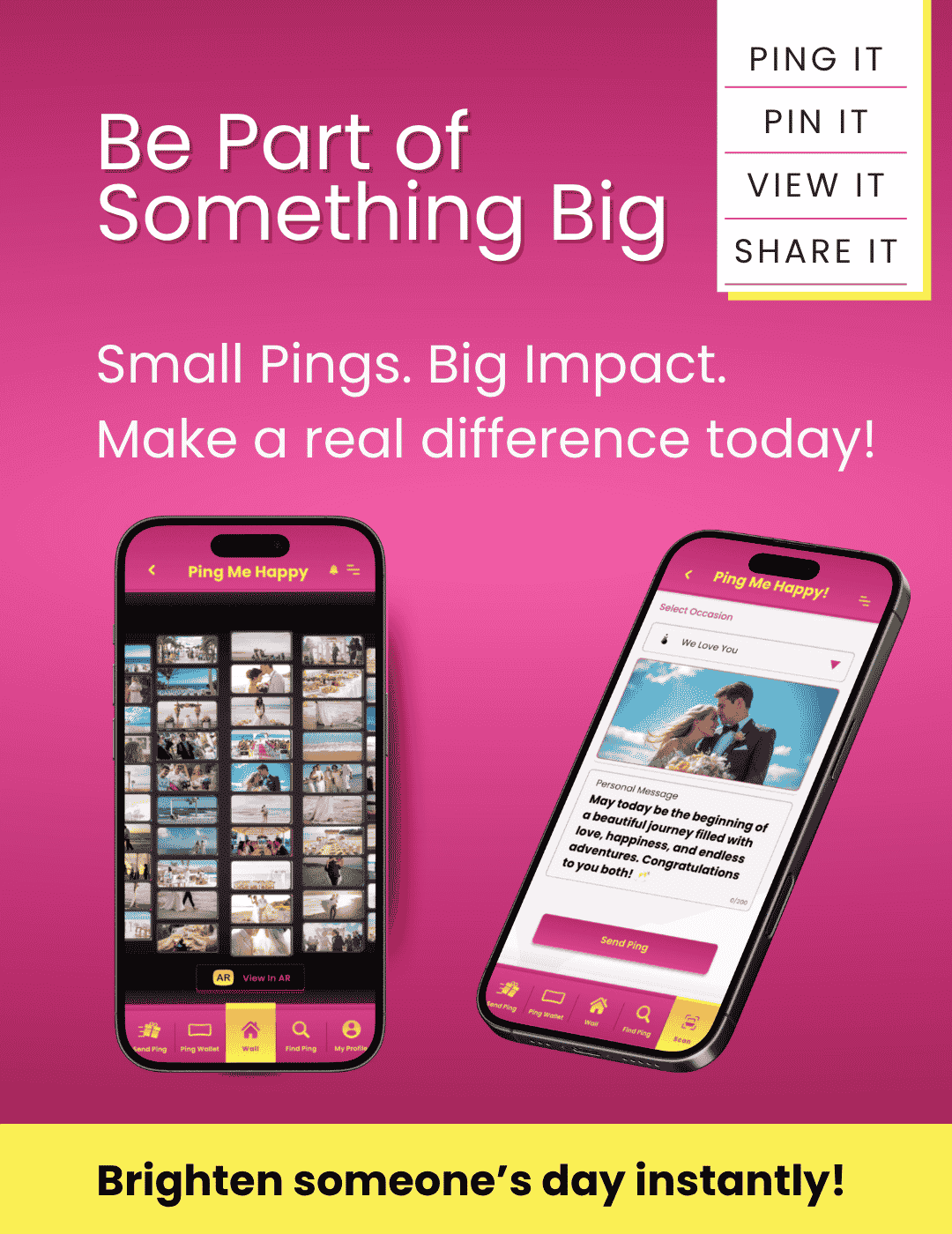 Wall of Kindness Pings  Big Impact