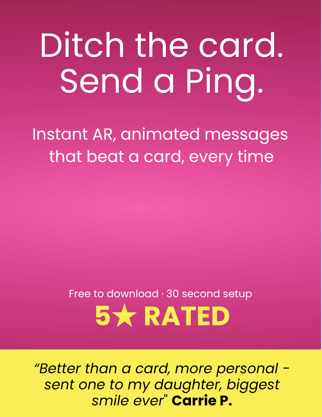 Celebrate Anthing With A Ping