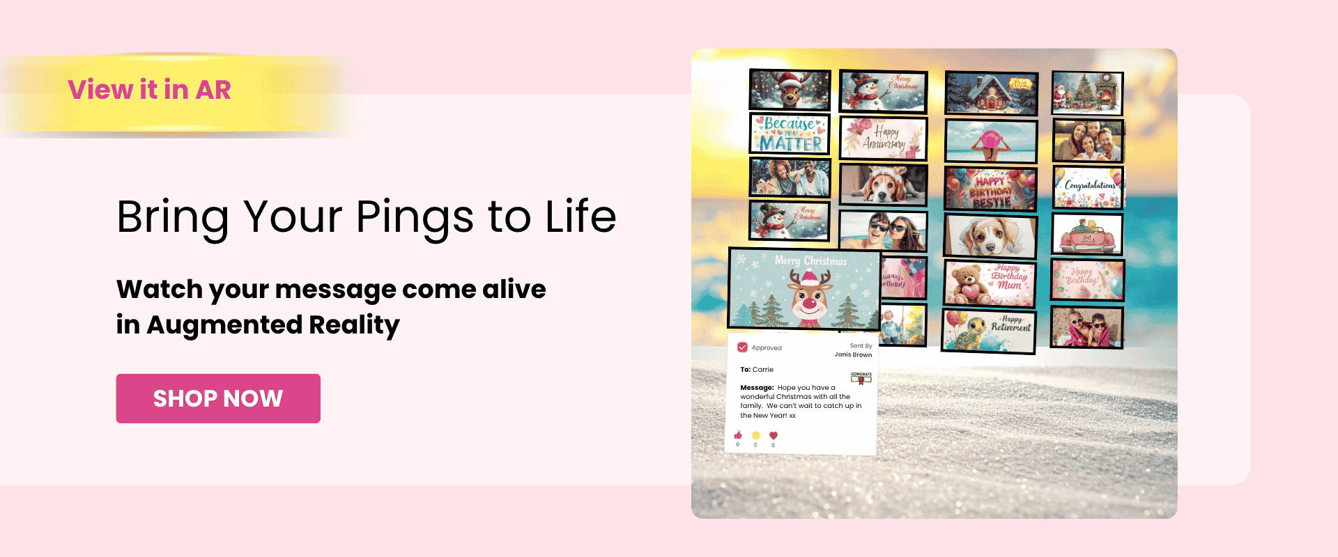 Wall of Kindness Augmented Reality MB
