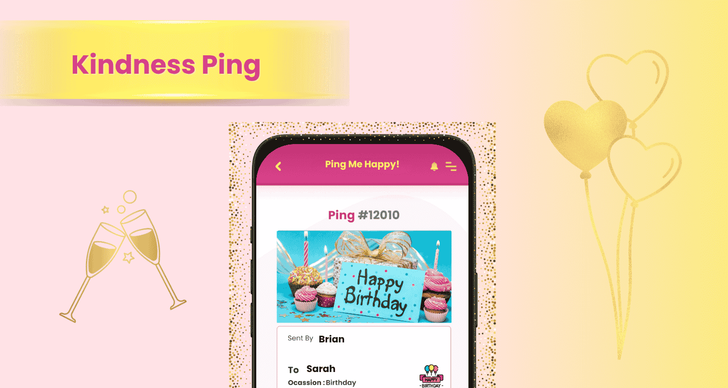Get your first free business Kindness Ping