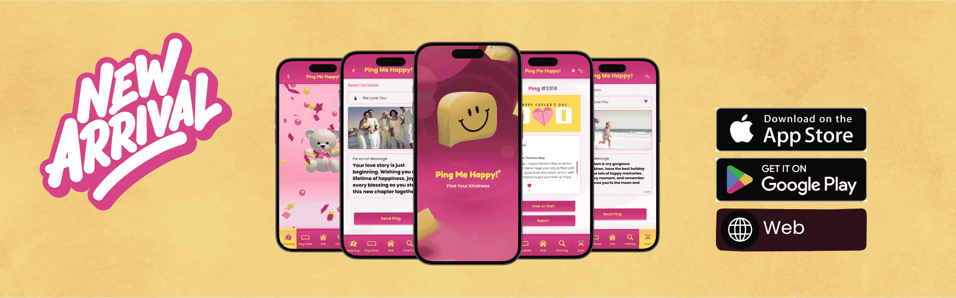 PING ME HAPPY LAUNCH